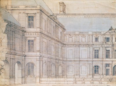 Nordfassade des Palais de Luxembourg von Salomon de Brosse